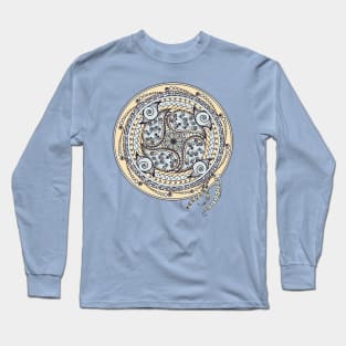 Paisley Balance Mandala Long Sleeve T-Shirt